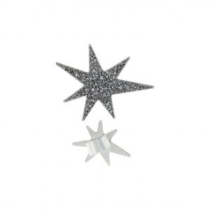 Divine Twinkle Silver Swarovski Stars